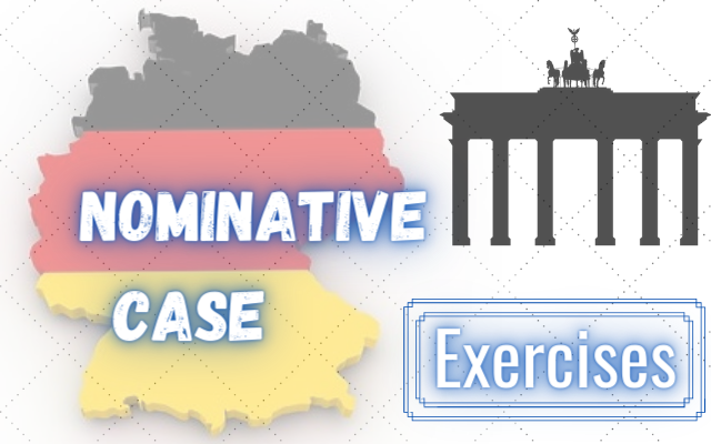 nominative case german exercises