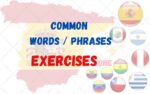 Common Words and phrases to Practice Spanish