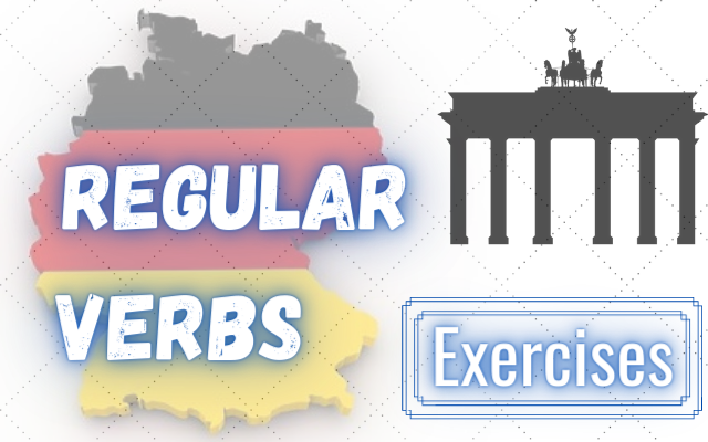 regular verbs german exercises