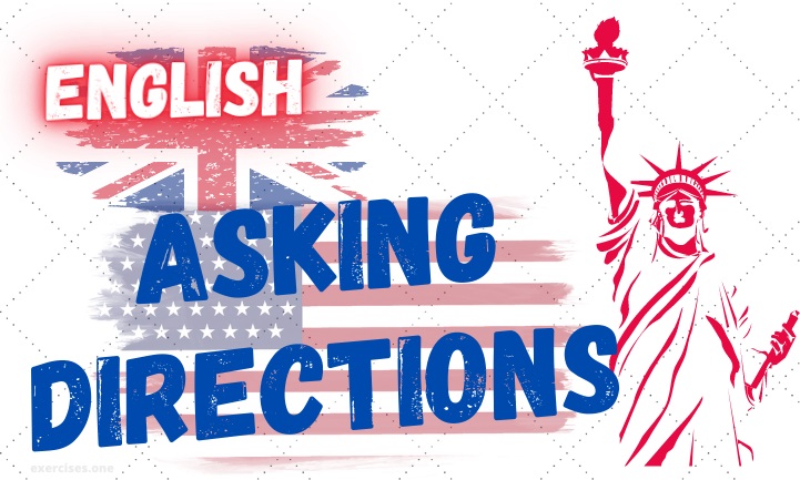 english asking directions exercises