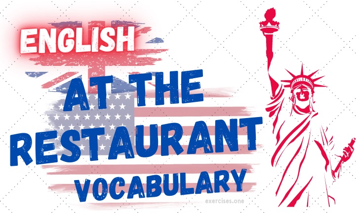 english at the restaurant vocabulary exercises