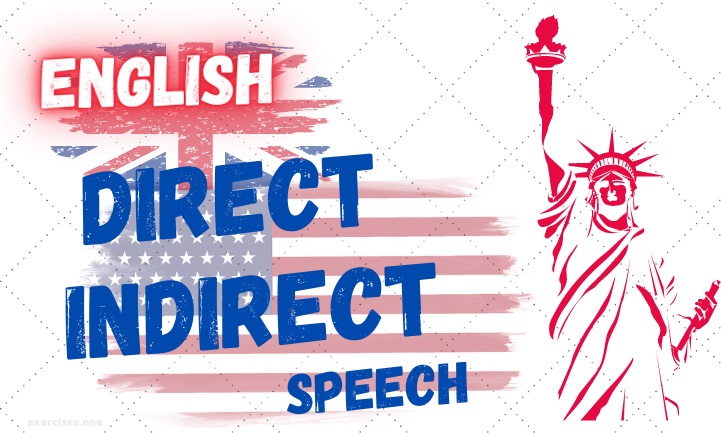 english direct and indirect speech exercises