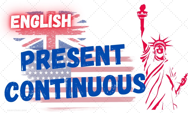 english present continuous exercises