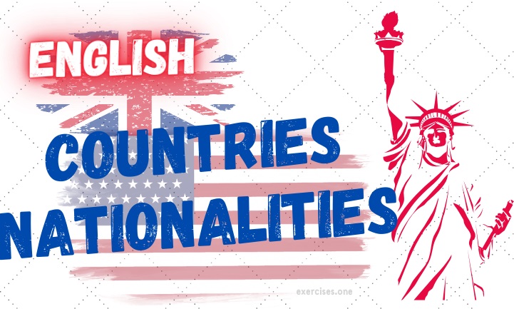 english countries and nationalities exercises
