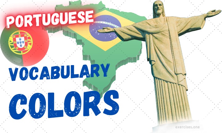 portuguese colors vocabulary exercises