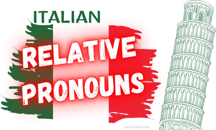 italian relative pronouns exercises